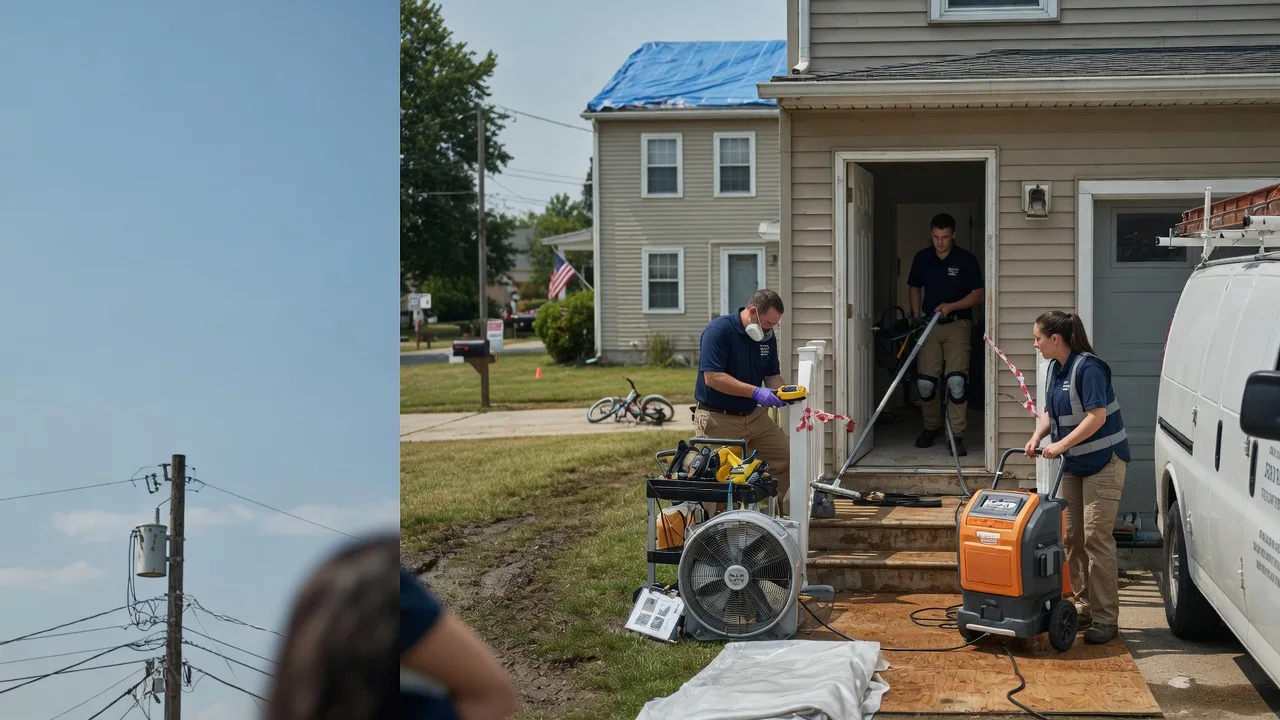 Water Damage Repair in Mecca, IN near me